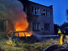 На территории коммунального предприятия в Ясиноватой произошел пожар в результате обстрела со стороны ВСУ 