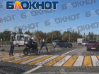 Мотоциклист сбил инспектора ГИБДД в Донецке