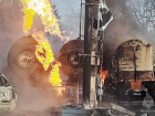 Сотрудники МЧС оперативно потушили пожар на АЗС в Горловке