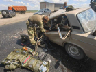 «Жигуленок» размазало: фельдшер Росгвардии спас пострадавшего в страшном ДТП в ДНР