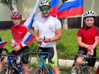 В городе Енакиево состоялся праздничный велопробег в честь Дня России