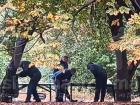 На детской площадке в Донецке нашли пакет с бомбой