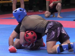 В преддверии праздника в Донецке прошел турнир по единоборству среди сотрудников силовых структур