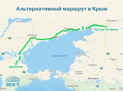 Как проехать из большой России на полуостров Крым по суше