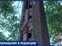 «Готовы рухнуть»: жители Донецка жалуются на рассыпающиеся фонарные столбы