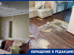Набираем воду ведрами с потолка: в Киевском районе Донецка из-за дырявой крыши настоящий потоп