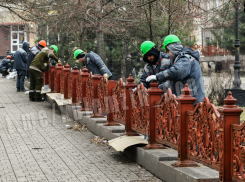 В центре Донецка Москва преображает сквер «Сокол»