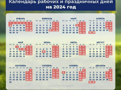 Производственный календарь 2024: когда россияне отдыхают в следующем году