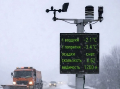 На дорогах Донбасса поставят метеостанции — чтобы дорожники знали, что идёт снег