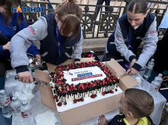 Медведь на бульваре Пушкина: платформа «Россия - страна возможностей» отметила семилетие в ДНР