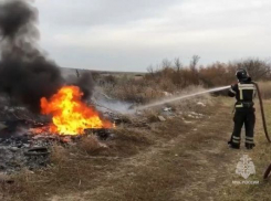 В ДНР МЧС потушили полтора гектара сухой травы и мусора