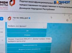 В ДНР записаться в МФЦ можно только через бот в МАХе и выглядит это как издевательство
