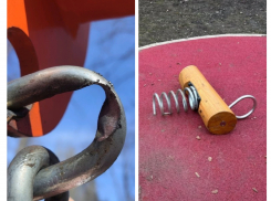 Жители жалуются на удручающее состояние даже новых детских площадок в ДНР