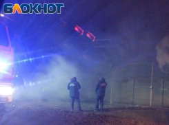 При пожаре в Донецке пострадал человек