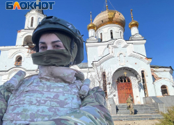 Эксклюзивными кадрами чудом уцелевшего храма в Авдеевке поделилась военкор «Блокнот Донецк» Изабелла Либерман 