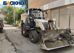 Булыжники в центре Донецка заменили новым асфальтом