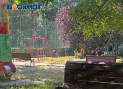 Детскую площадку в Донецке разобрали по частям и забыли