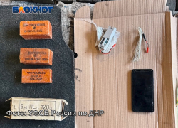 Жителя Волновахи, ДНР, задержали за хранение взрывчатки в гараже