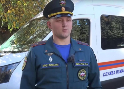 О последствиях обстрелов тц «Галактика» и склада техники горноспасателей рассказал офицер МЧС из Донецка 