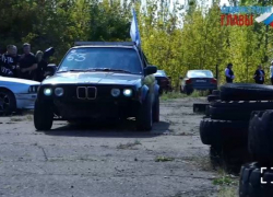 В Шахтерске прошли автомобильные соревнования за кубок по автослалому