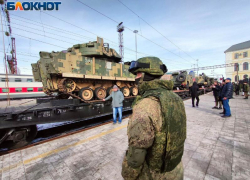 Трофейную американскую  Bradley из Авдеевки показали в Воронеже