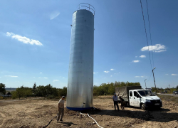 В Красном Октябре запустили водонапорную башню