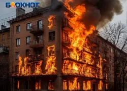 Загорелась квартира на 6‑м этаже 9-этажки этой ночью в Пролетарском районе Донецка 