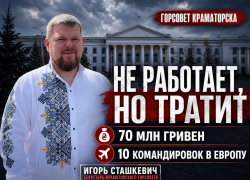 Горсовет Краматорска не работает, но деньги тратит: 70 млн гривен на расходы и 10 командировок в Европу