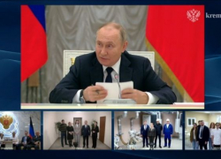 Владимир Путин запустил в работу два медицинских центра в Донецке и Мариуполе