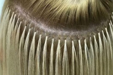 Наращивание волос. Салон красоты "KRASAVA"