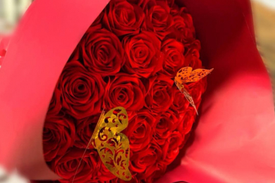 Нежные букеты из Атласных лент - 