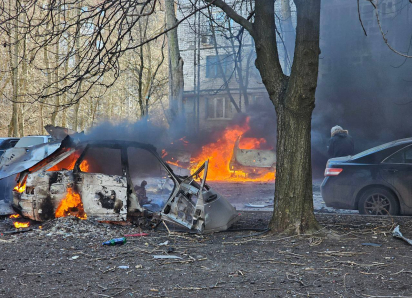 Под удар ВСУ попала многоэтажка на Текстильщике в Донецке