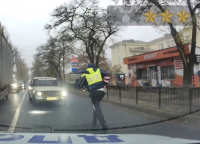 Водителя «Копейки», протаранившей четыре машины в Донецке, задержали с погоней