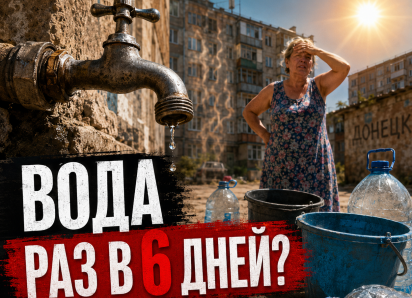 Воду раз в шесть дней? Жители Ленинского района Донецка пожаловались на срыв графика