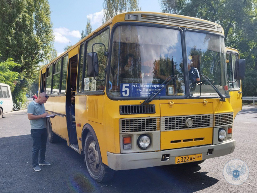 В Шахтерске проверили общественный транспорт: в 9 из 10 автобусов можно ездить