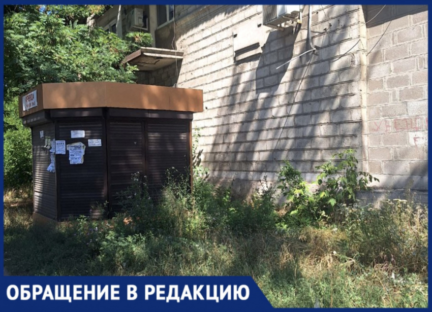 Жители Донецка просят убрать киоск, ставший очагом антисанитарии под домом