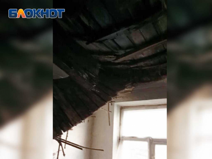 В Макеевке из-за бездействия фонда МКД падающий потолок едва не убил жительницу, беспределом заинтересовалась полиция