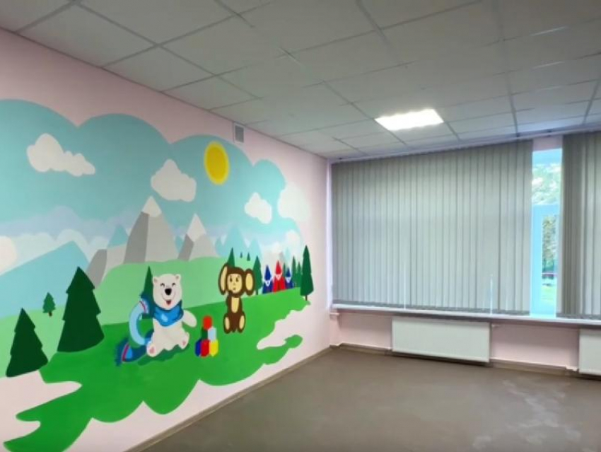 Ямал отремонтировал детский сад в посёлке Новотроицкое: здание было частично разрушено обстрелами ВФУ 