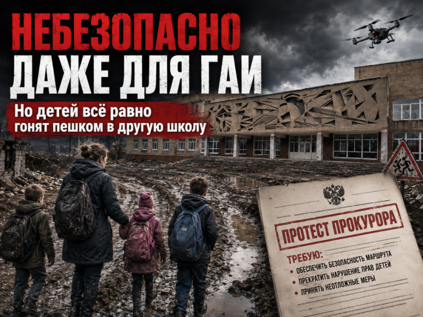 Взрослым – опасно, детям под БПЛА - безопасно: новый скандал в реорганизации школы №11 в Светлодарске ДНР