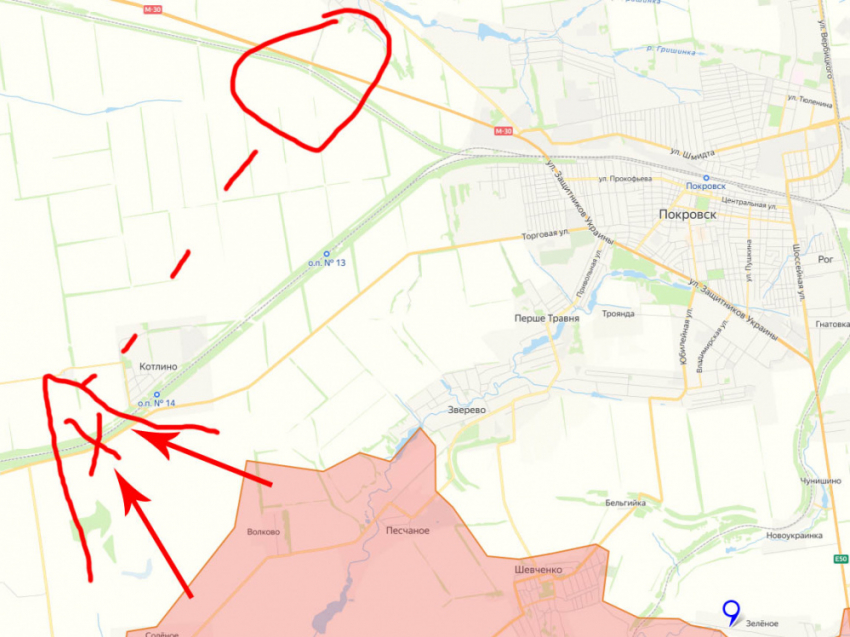 Стон и завывания по Покровску: ВС РФ берет Красноармейск в клещи, в Котлино наметился котел