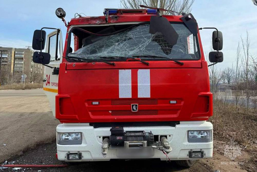 В Горловке во время атаки беспилотника был ранен спасатель