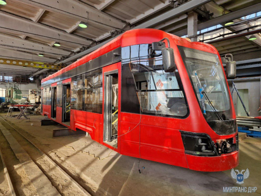 ДНР ожидает новые трамваи «Спутник Z»