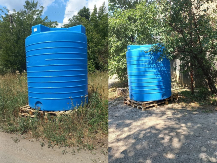 После публикации «Блокнот» управа Киевского района Донецка опубликовала адреса с установленными емкостями для воды