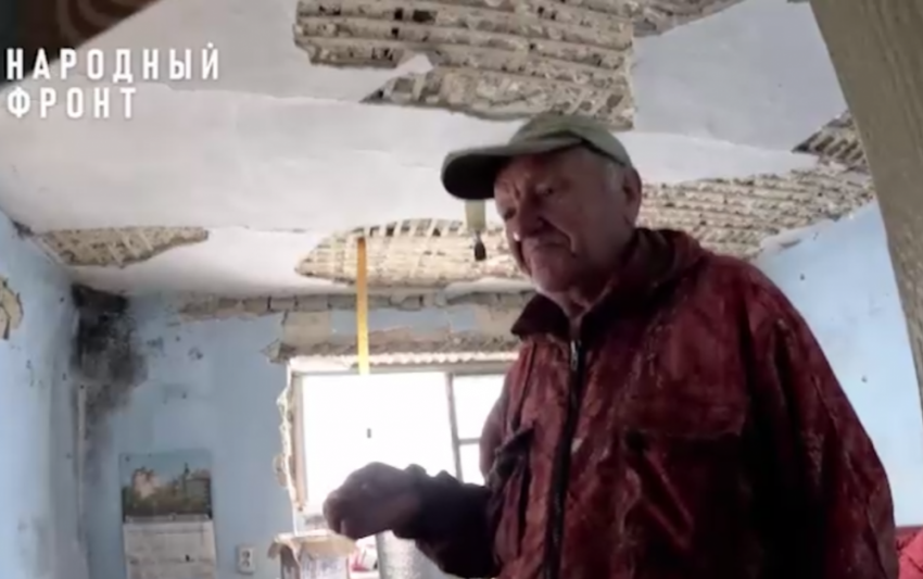 Пенсионер из Дачного выживает под обстрелами, но не бросает уток и поросят