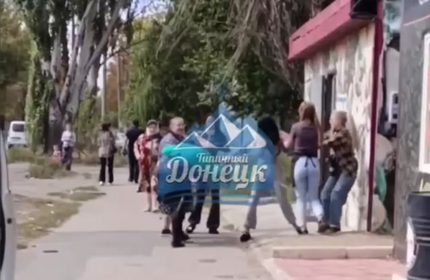 Массовая женская драка произошла в Донецке