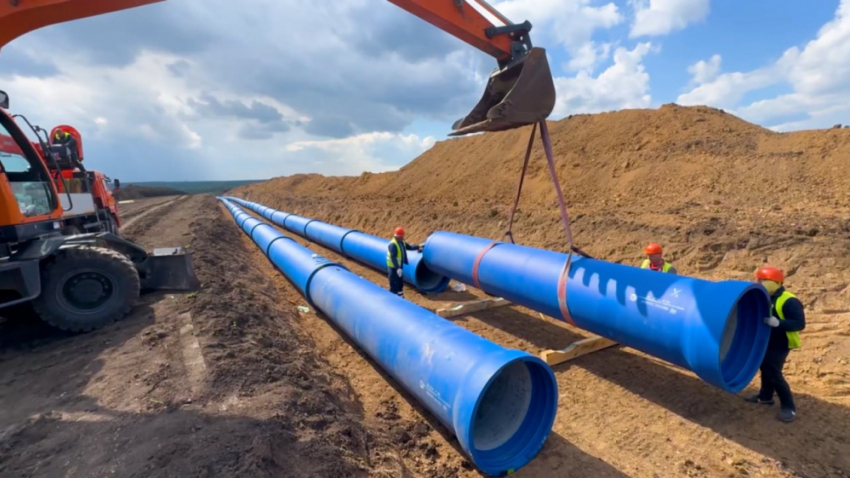 В ДНР строят новые водоводы для переброски воды в обмелевшие водохранилища