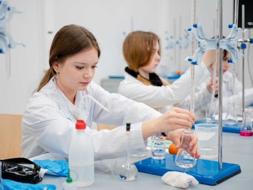 Школьники Донбасса работали над получением египетского синего пигмента и проводили эксперименты в лабораториях «Сириуса»