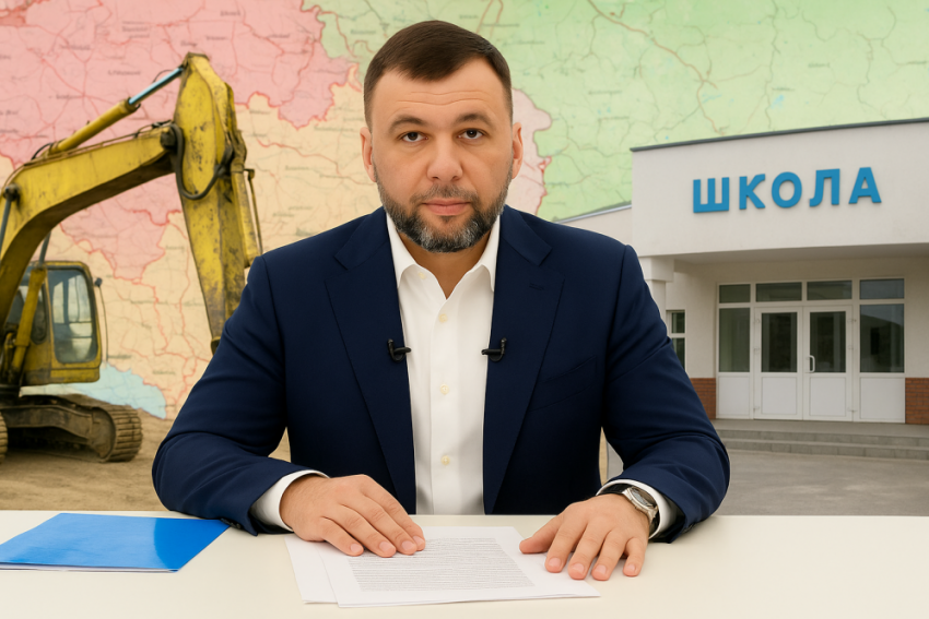Пушилин: фронт в ДНР продвигается, вода и школы остаются ключевыми вызовами