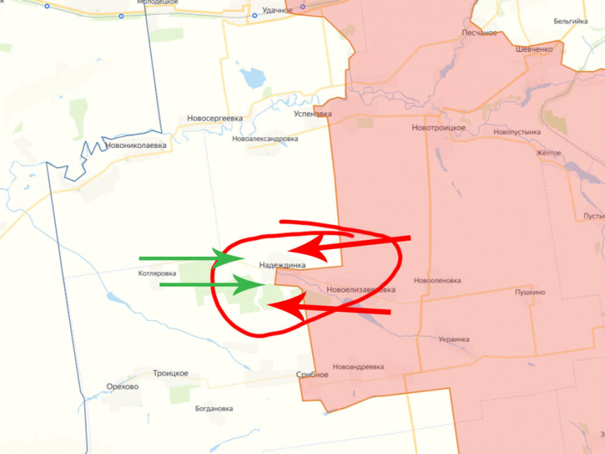 Последняя Надеждинка: ВСУ «потужно» пытаются остановить продвижение ВС РФ к Днепропетровску
