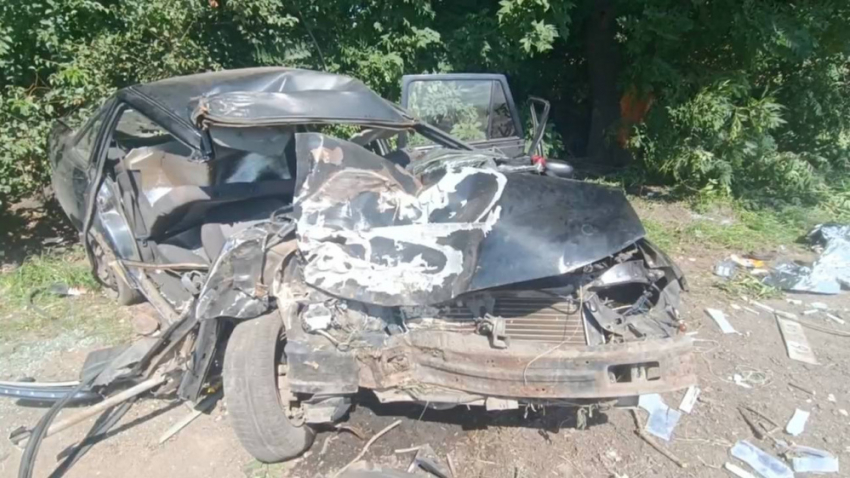 Водитель без прав совершил смертельное ДТП на трассе Донецк - Мариуполь: пострадали дети